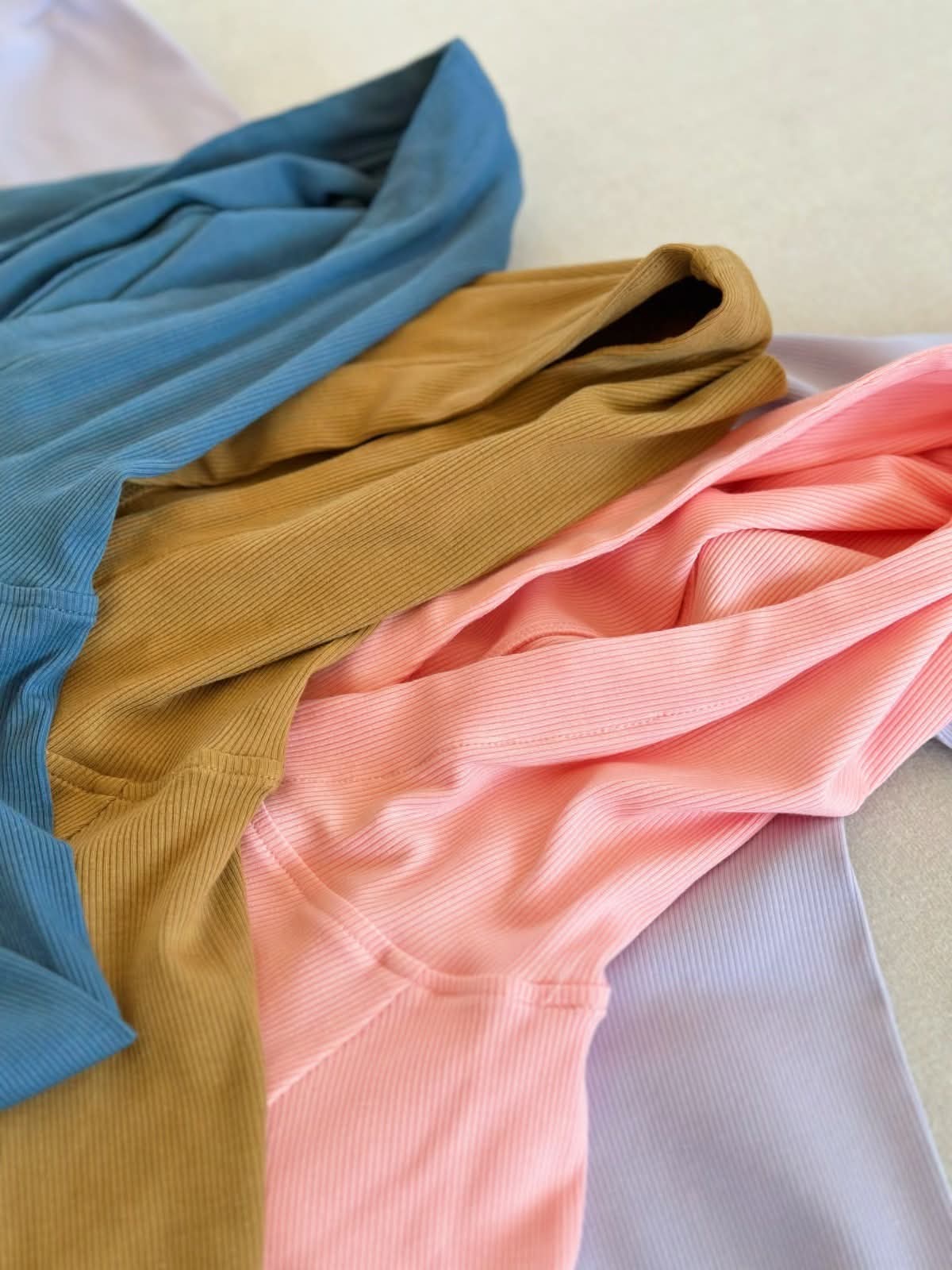 Ribbed Hooded Romper