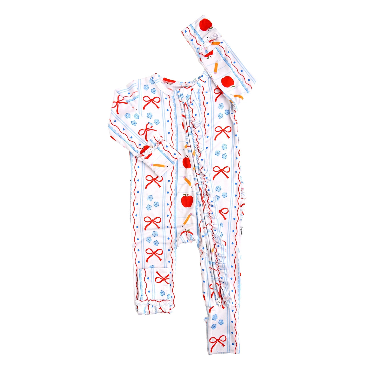 Macy Bamboo - Ruffle Zippie
