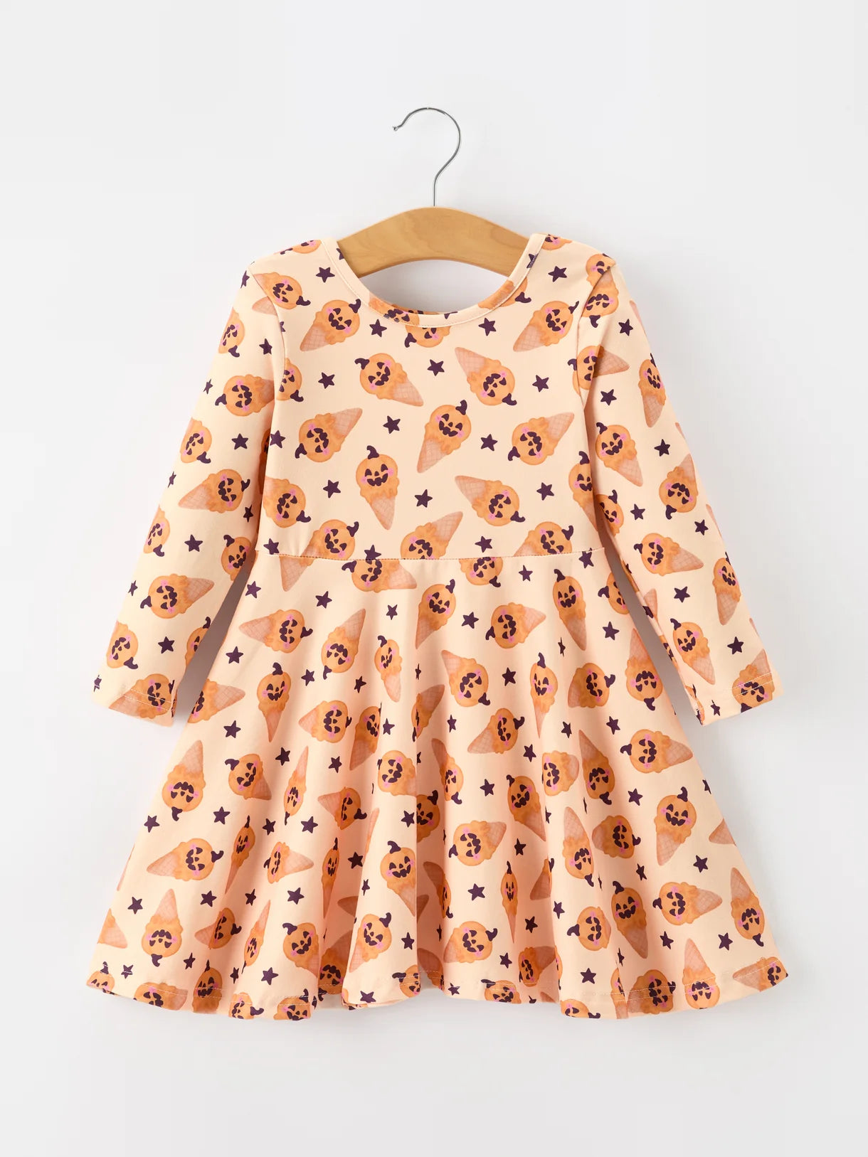 Pumpkin Ice Cream Twirl Dress