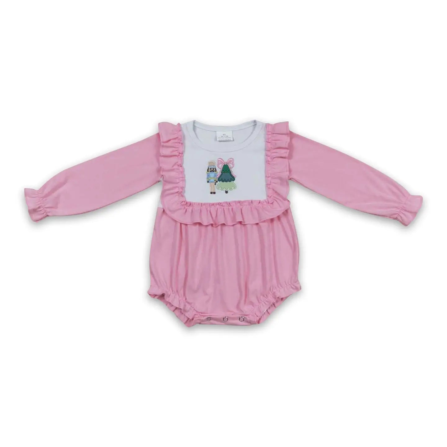 Pink Ruffle Nutcracker Romper