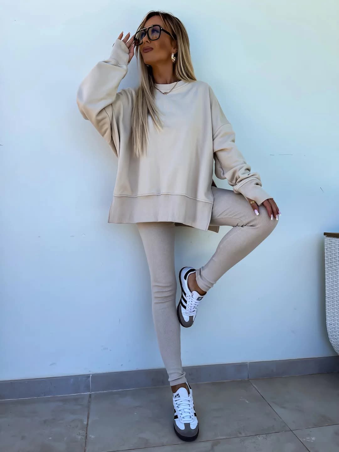 Crewneck Sweatshirt + Leggings