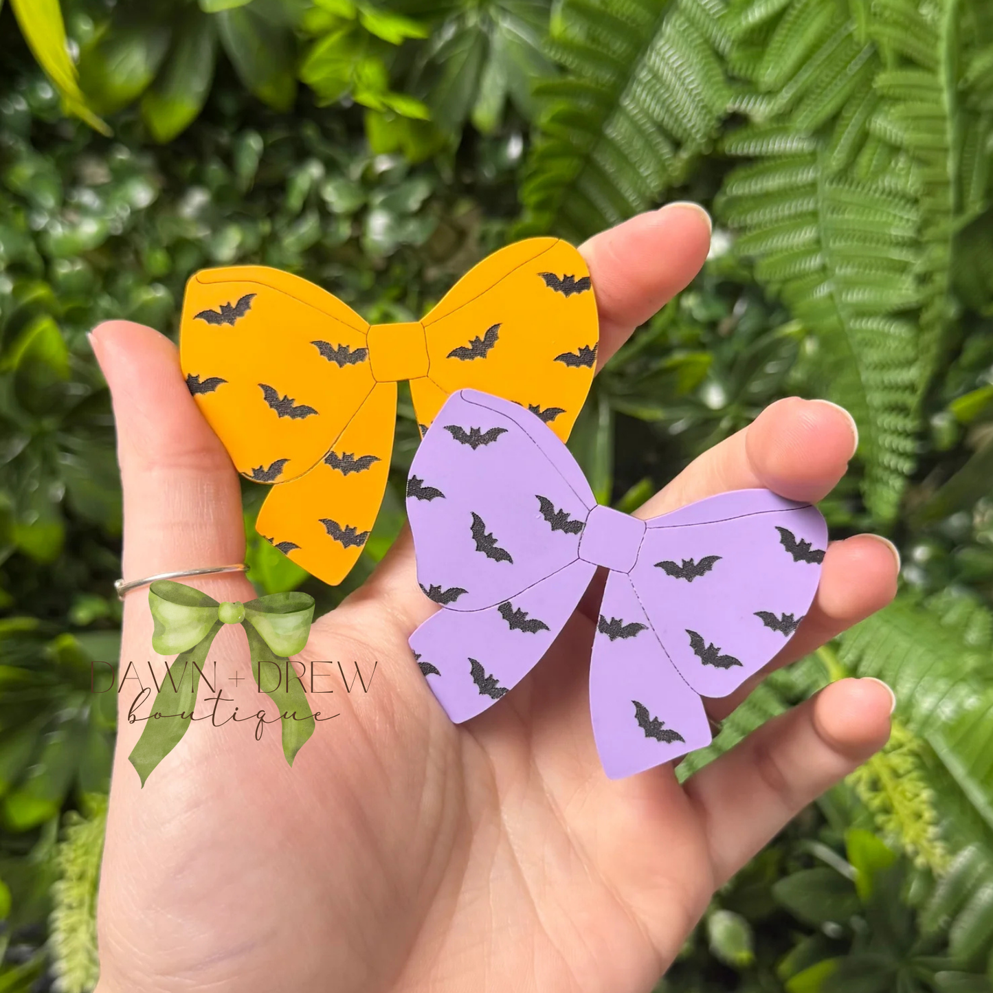 Bats Bows Hair Clip