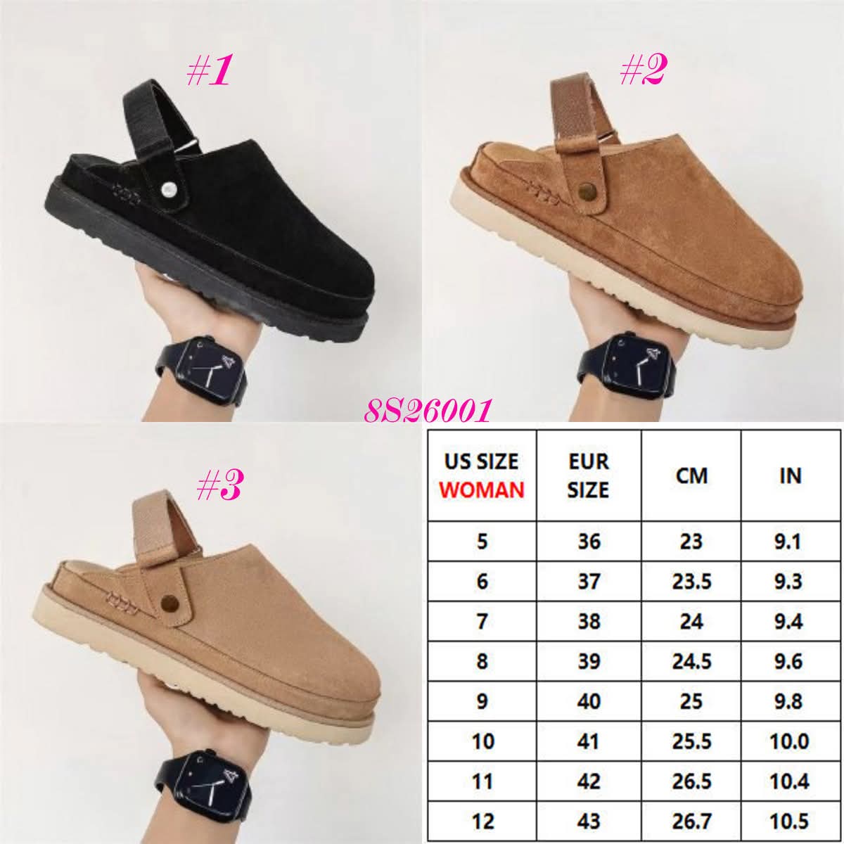 Women’s Strap Clogs — CLOSES 9/13