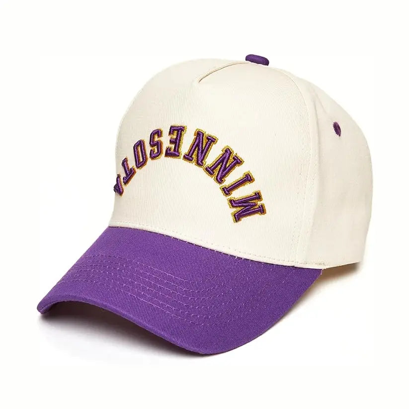 MINNESOTA Upside Down Embroidered Trucker Hat