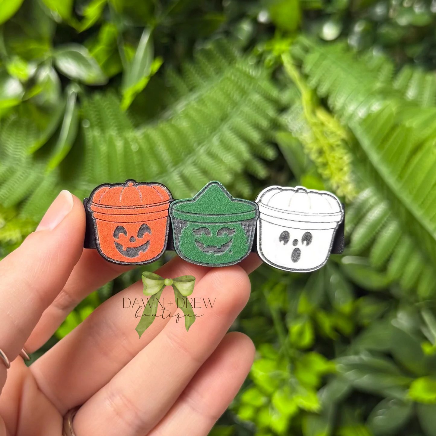 Boo Buckets Bar Hair Clip