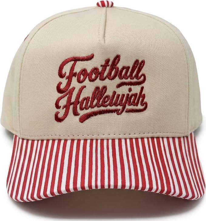 Football Hallelujah Embroidered Trucker Hat