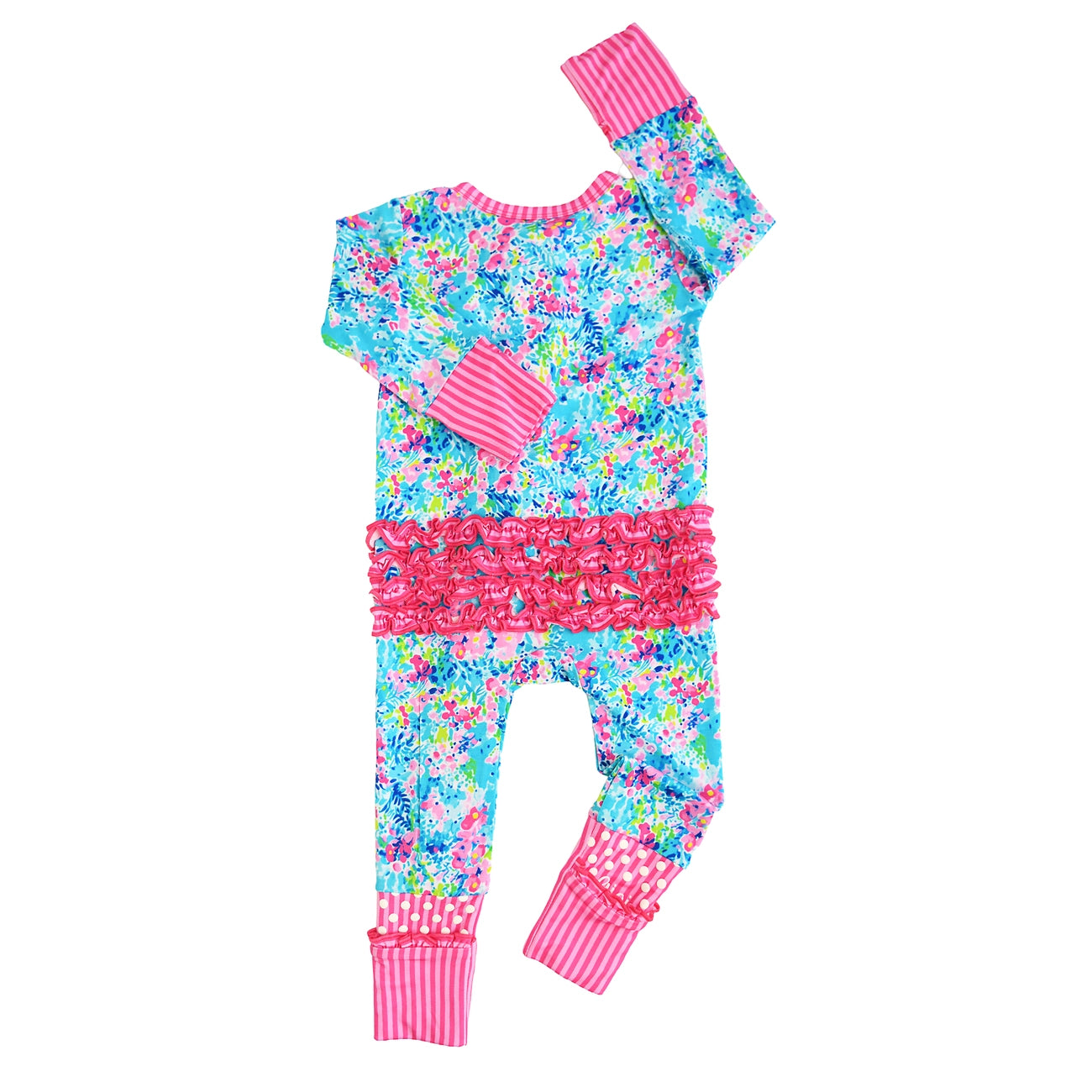 Ella Bamboo - Ruffle Zippie