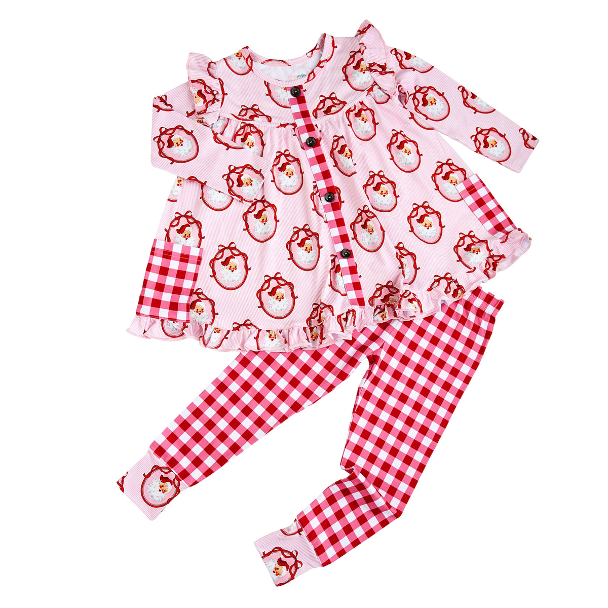 Janie Print - Peplum Set