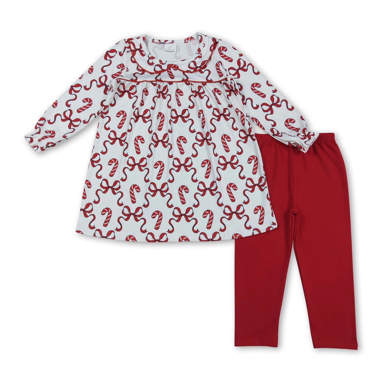 Candy Cane Bows Tunic & Leggings