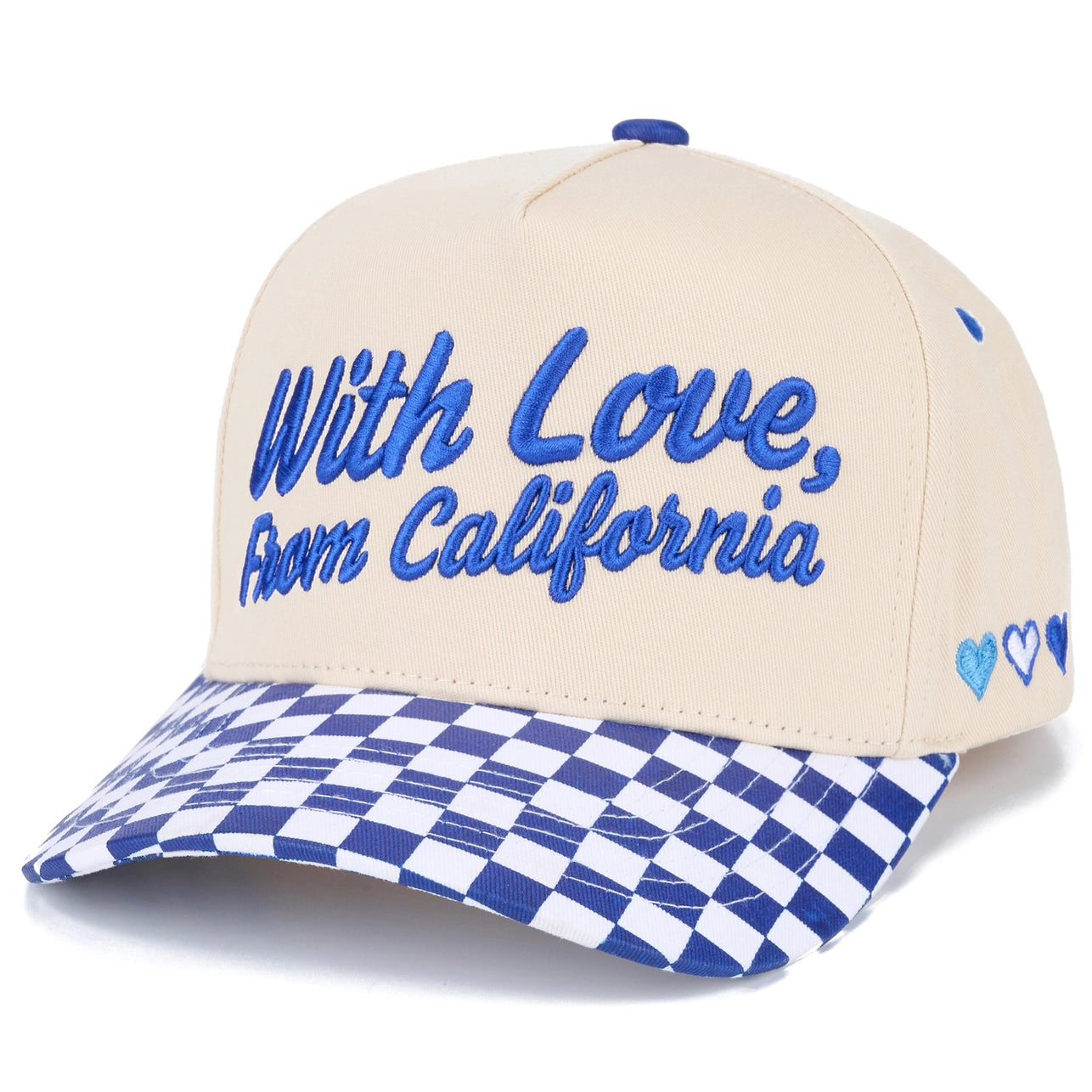 With Love, California Hallelujah Embroidered Snapback Trucker Hat