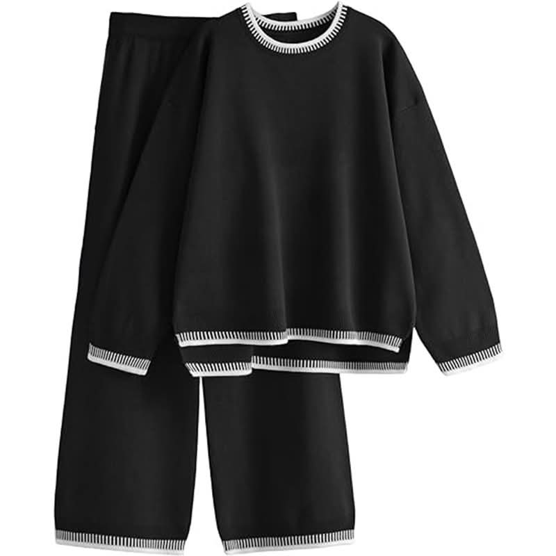 Knit Pullover & Pants Set