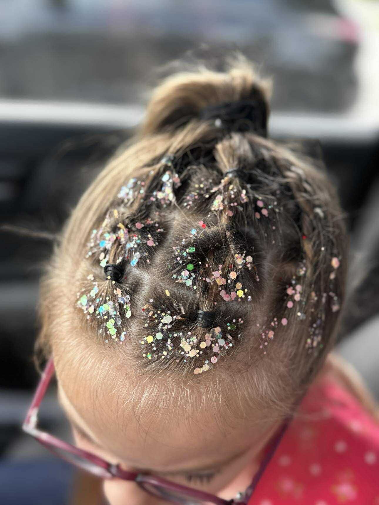 HAIR GLITTER: Sunset Shimmer - August Sub Color