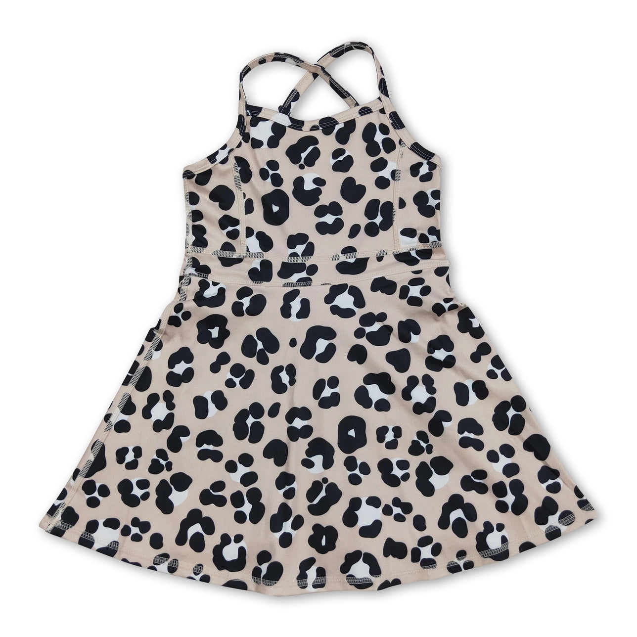 Beige Leopard Athletic Dress – Dawn & Drew Boutique