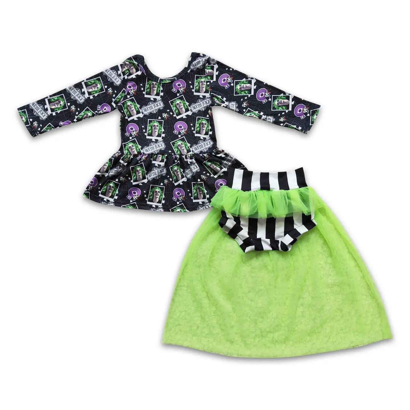 Beetle Peplum Top & Skirted Bummies