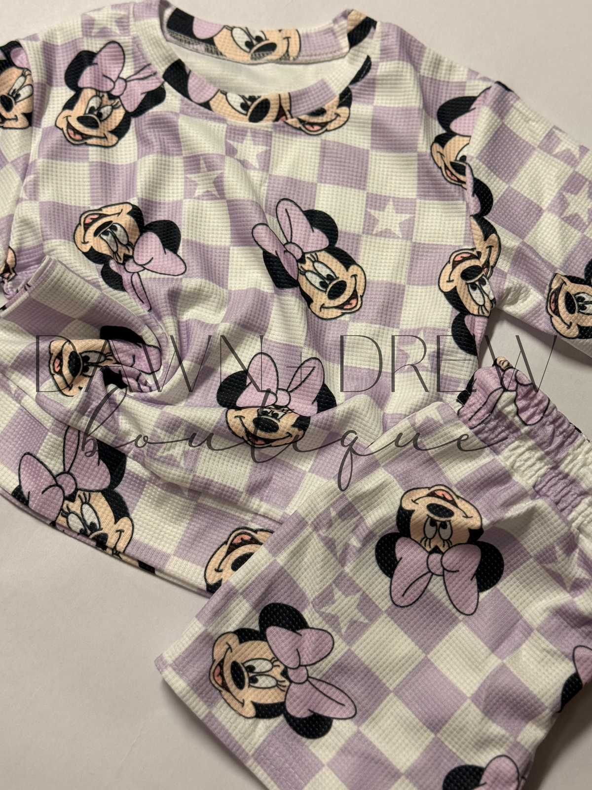 Custom Waffle Long Sleeve & Jogger Set - CLOSES 10/5