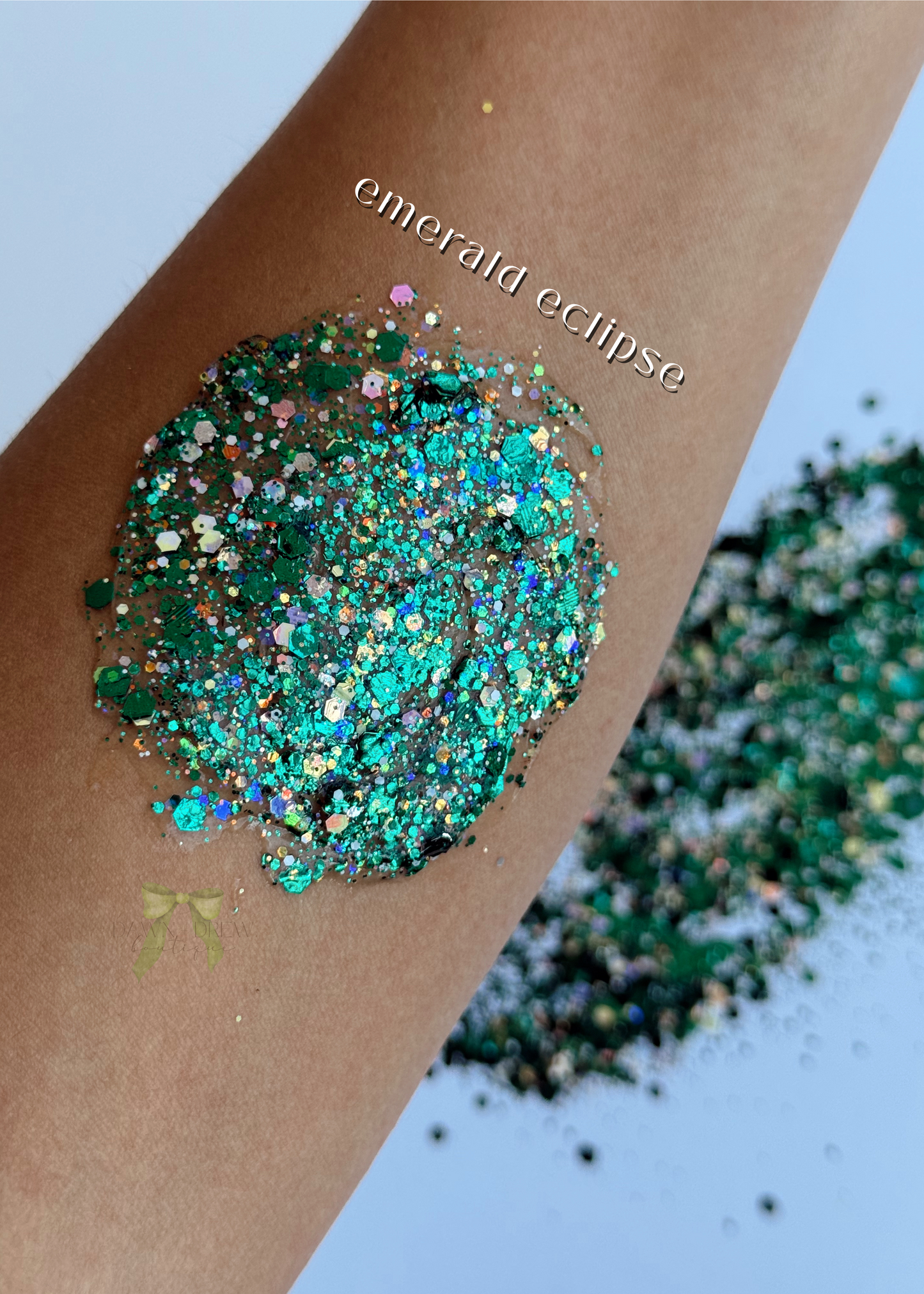 HAIR GLITTER: Emerald Eclipse - August Sub Color