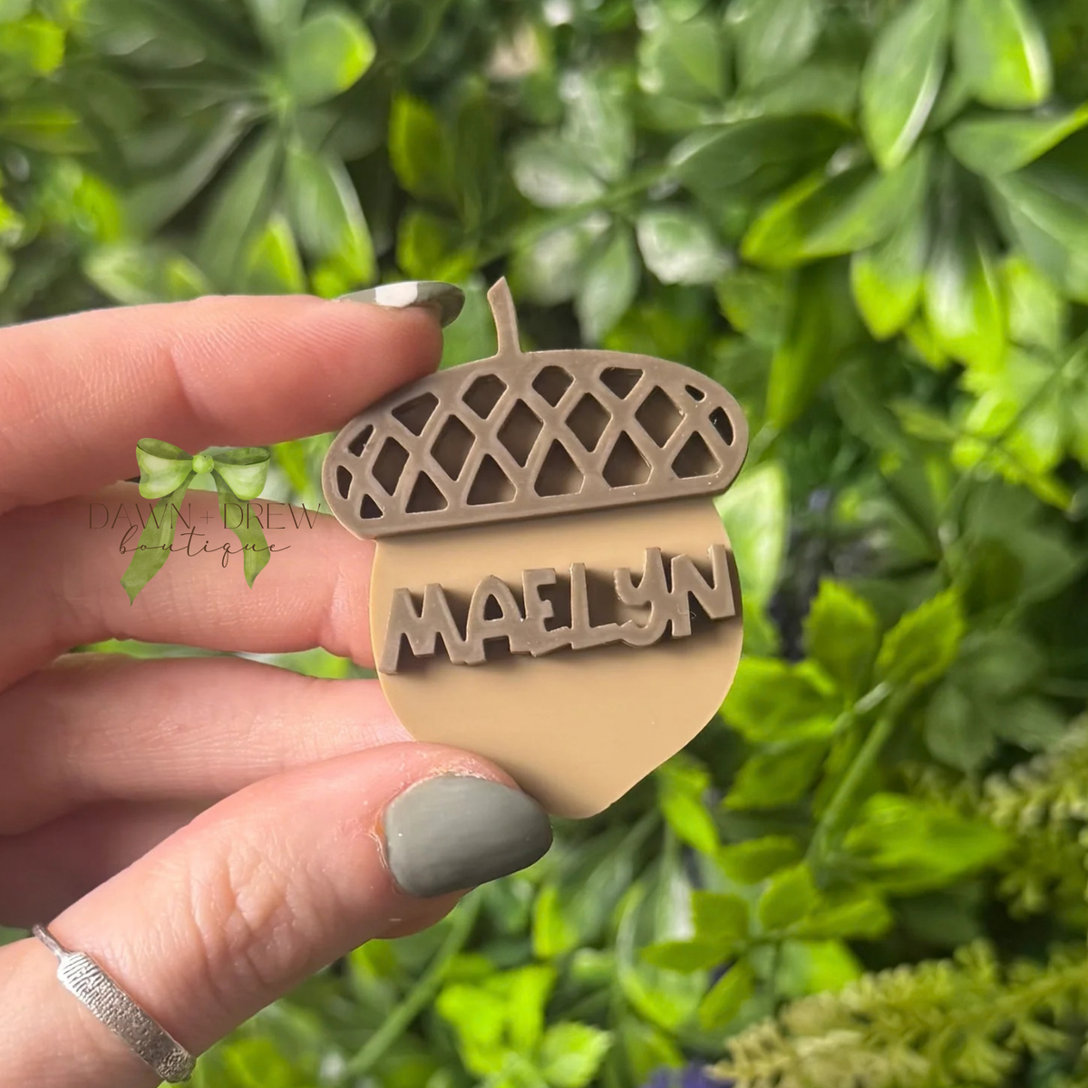 Acorn Hair Clip
