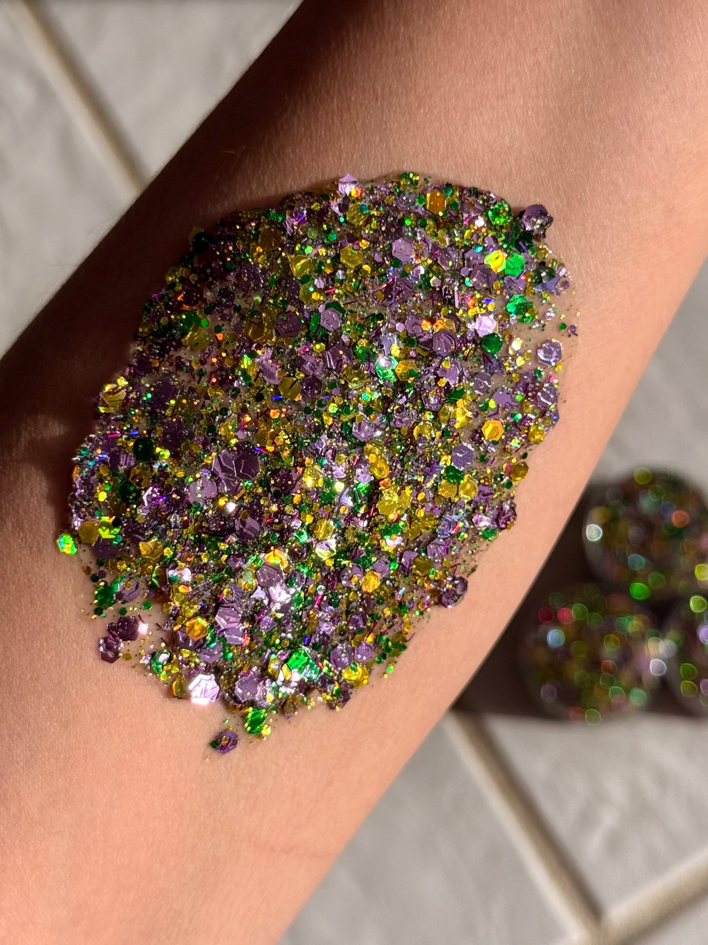 HAIR GLITTER: Mardi Gras