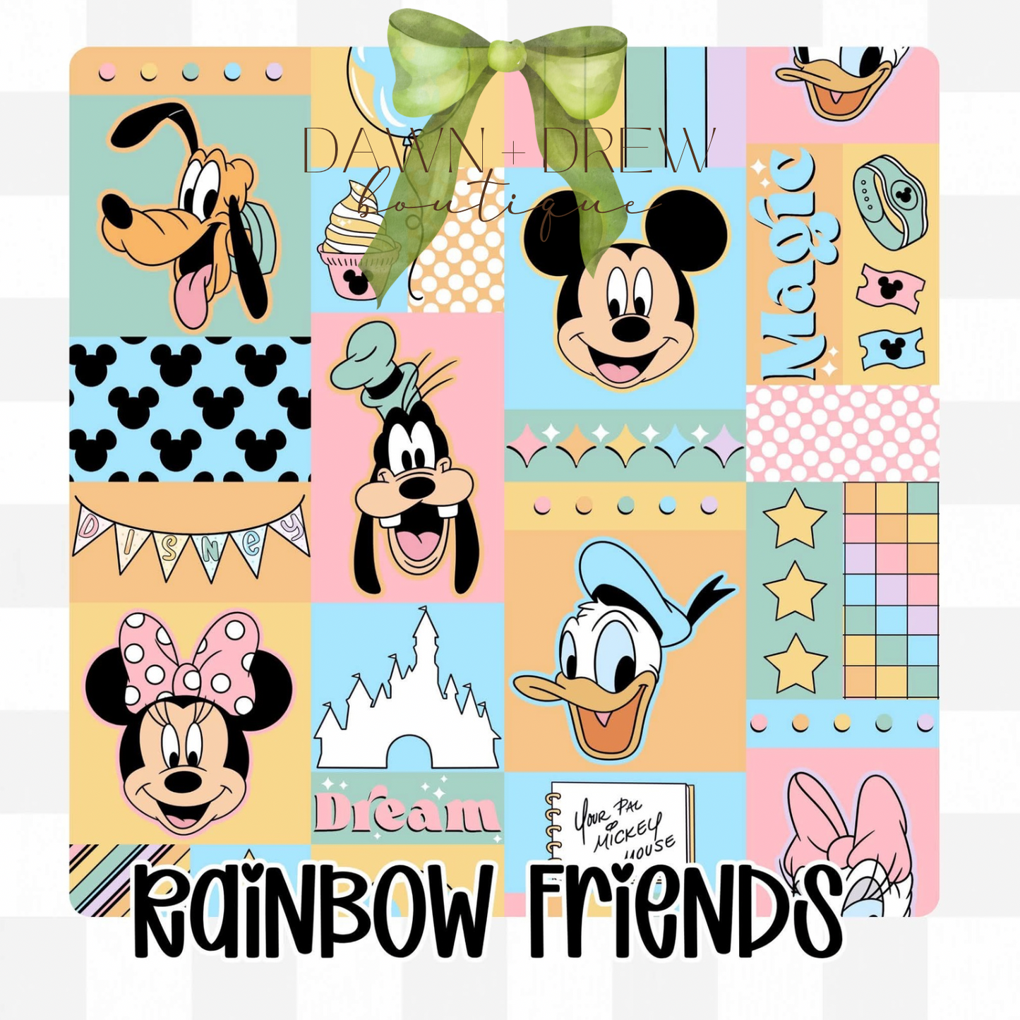 CHECKERED MAGIC BAMBOO — CLOSES 8/4