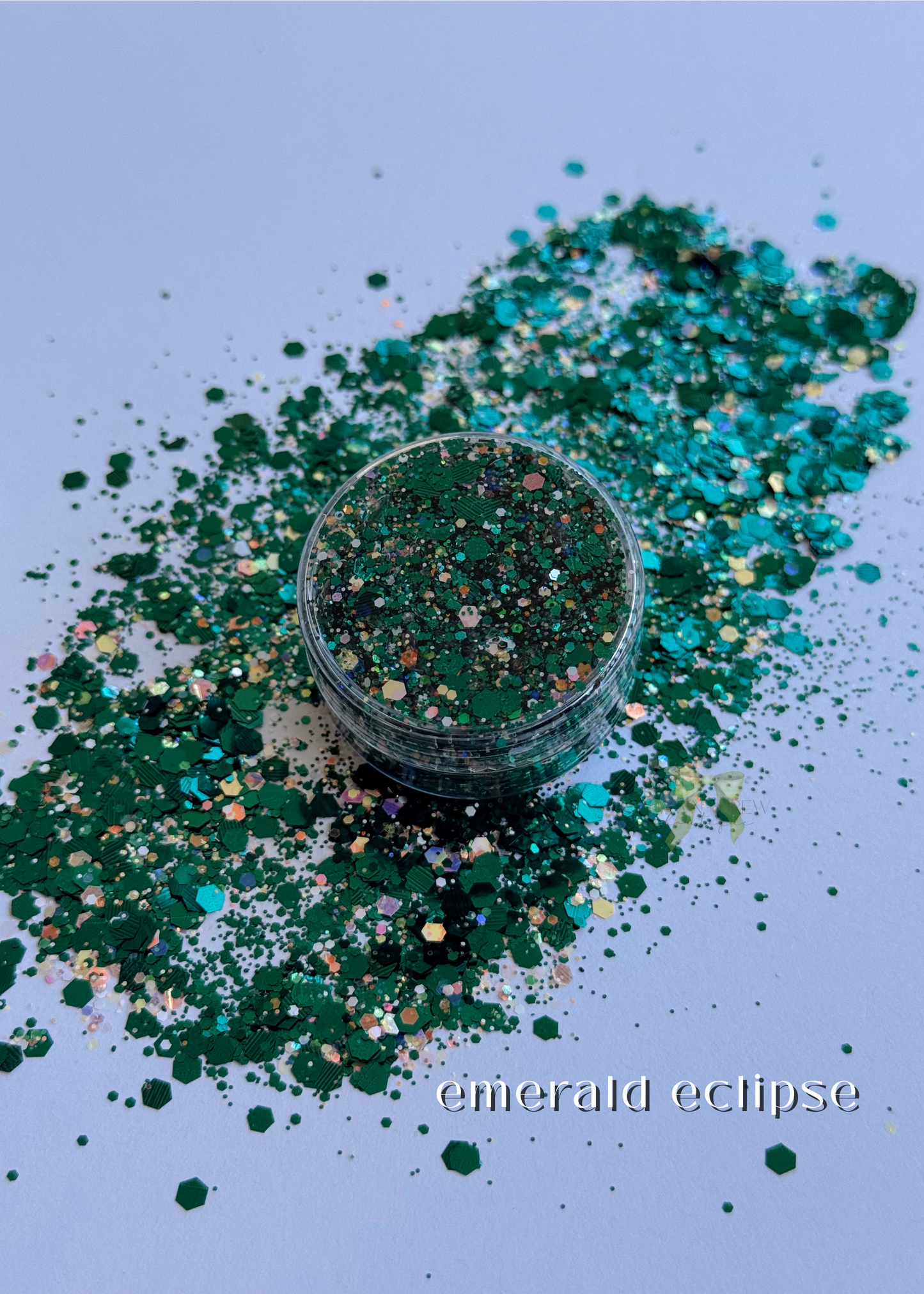HAIR GLITTER: Emerald Eclipse - August Sub Color