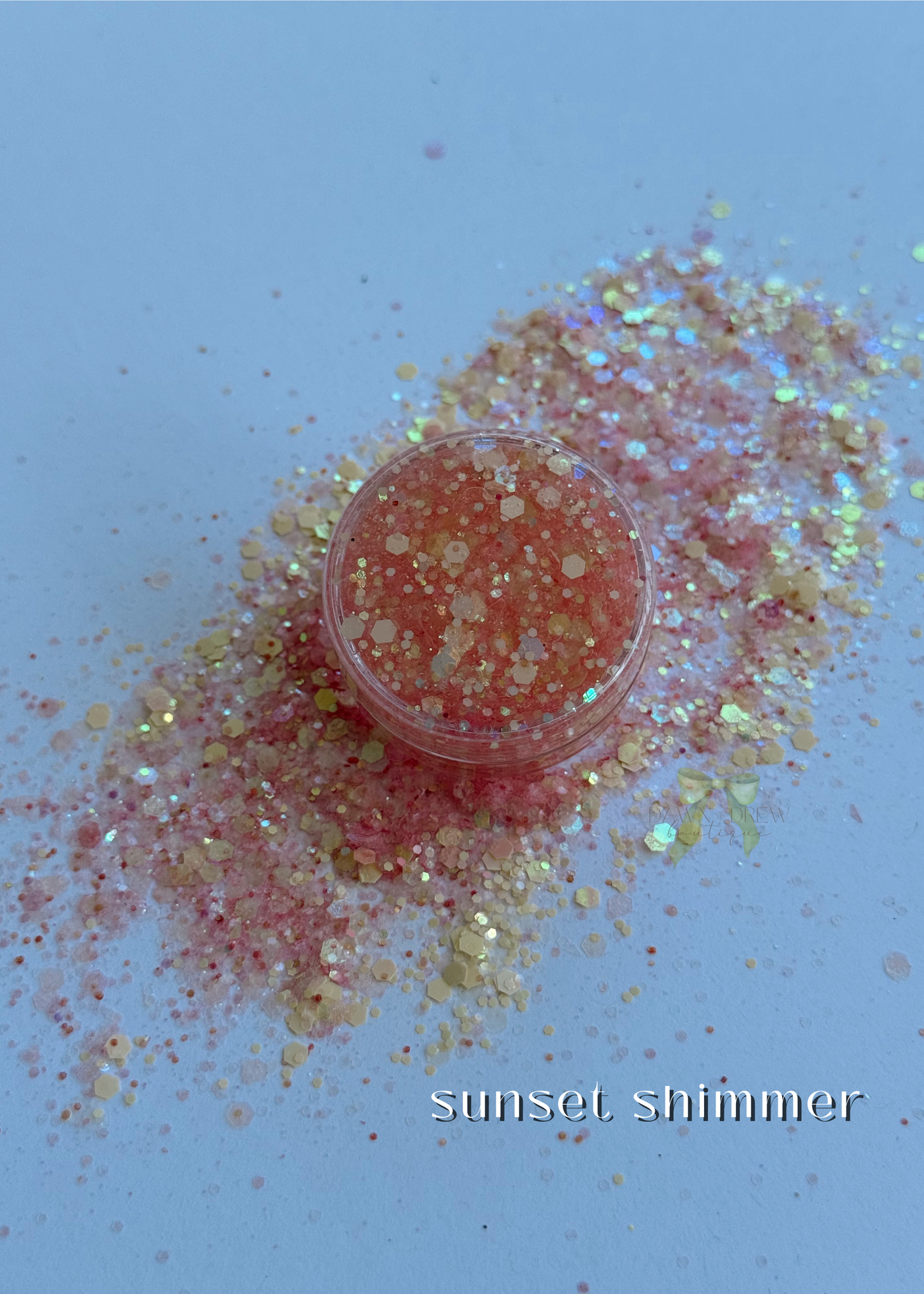 HAIR GLITTER: Sunset Shimmer - August Sub Color