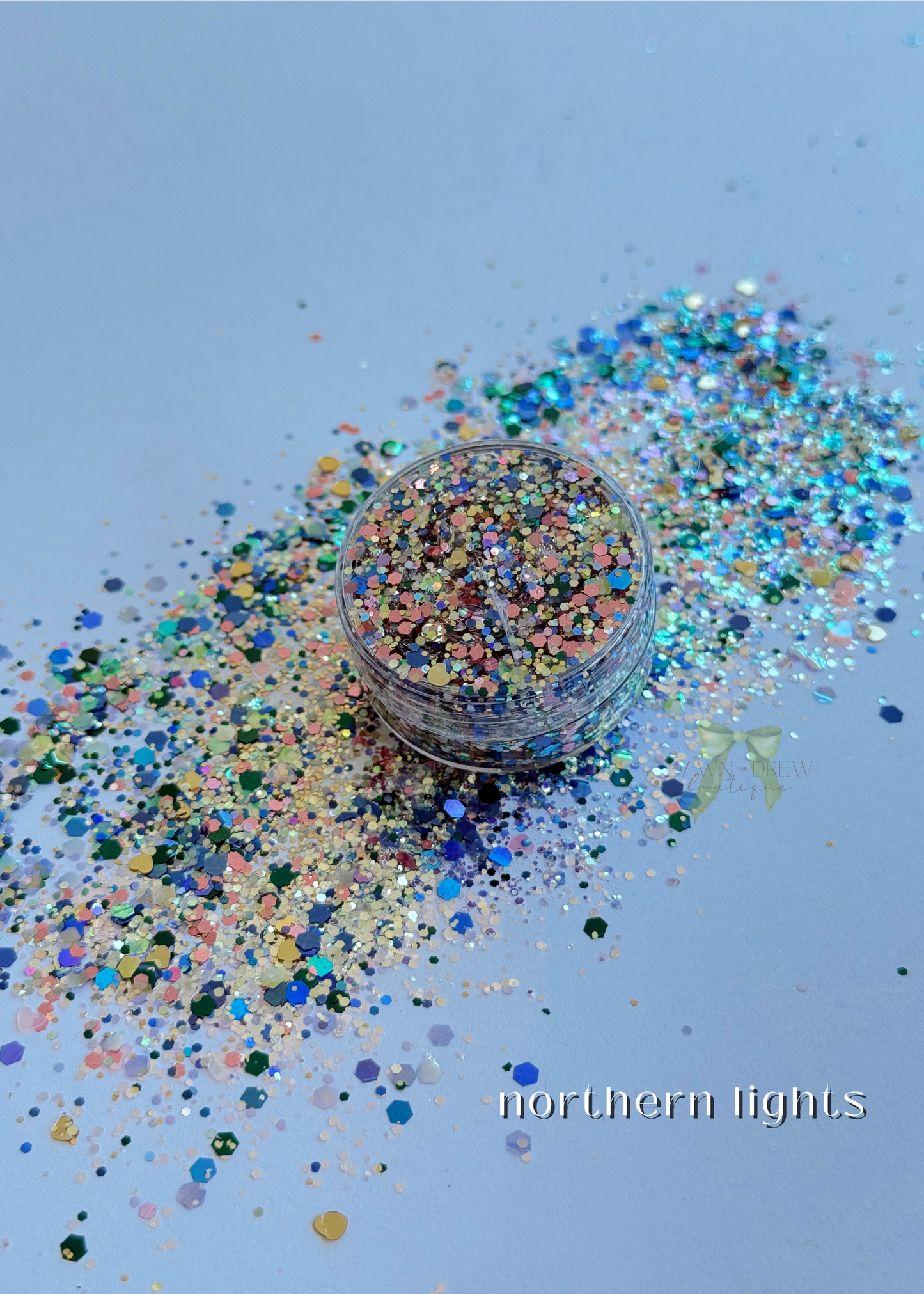 HAIR GLITTER: Northern Lights - August Sub Color