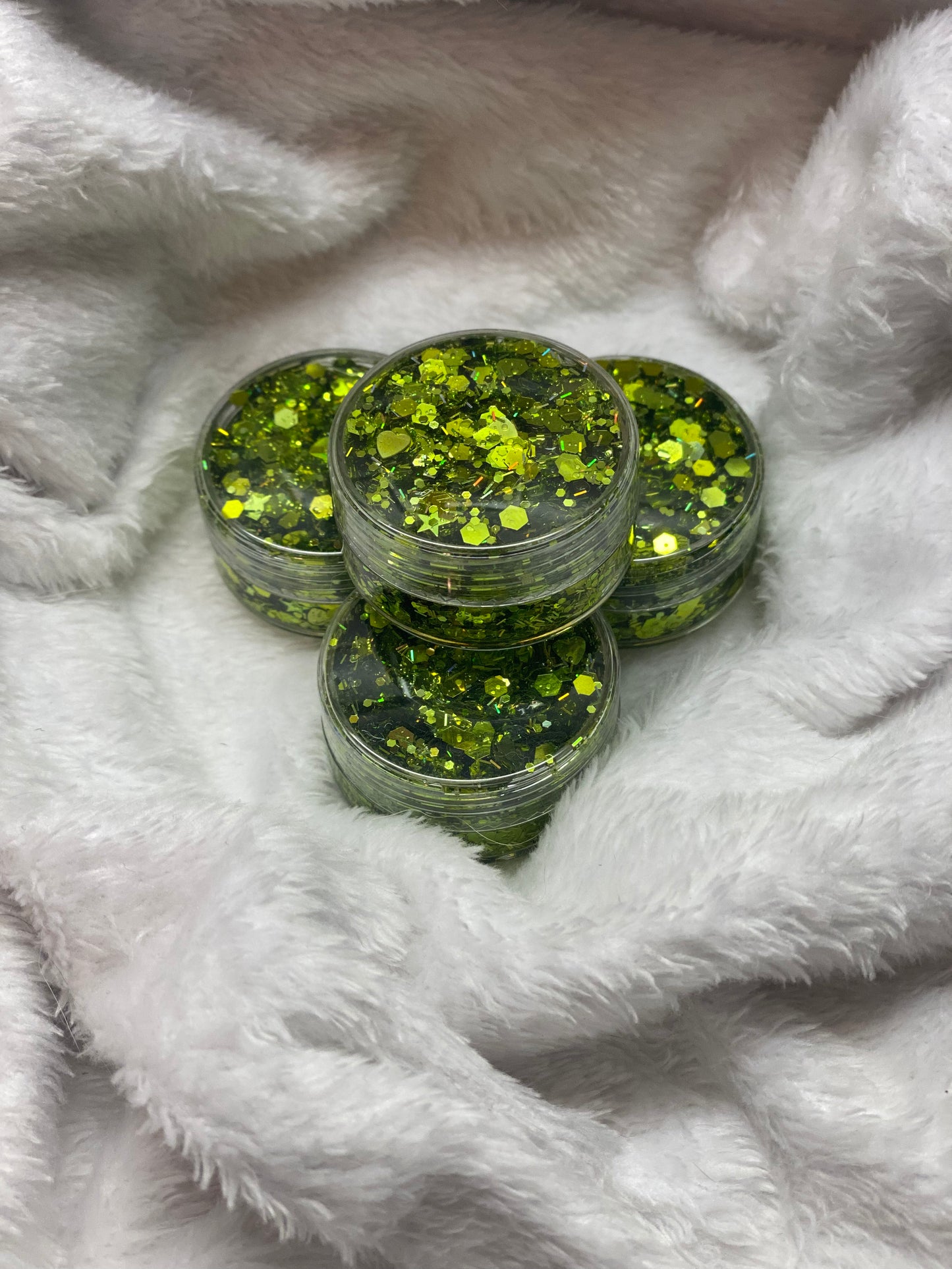 Hair Glitter: GREEN MACHINE