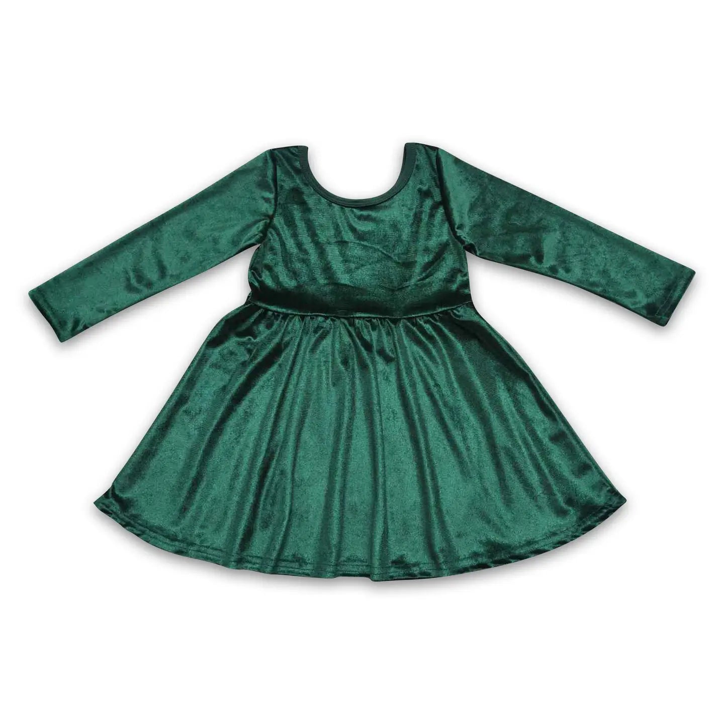 Green Velvet Dress