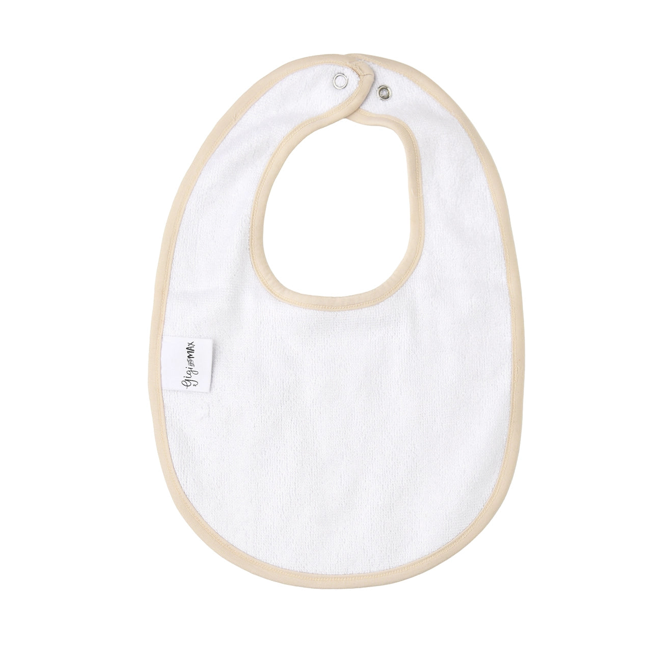 Oatmeal Snap Bamboo Bib