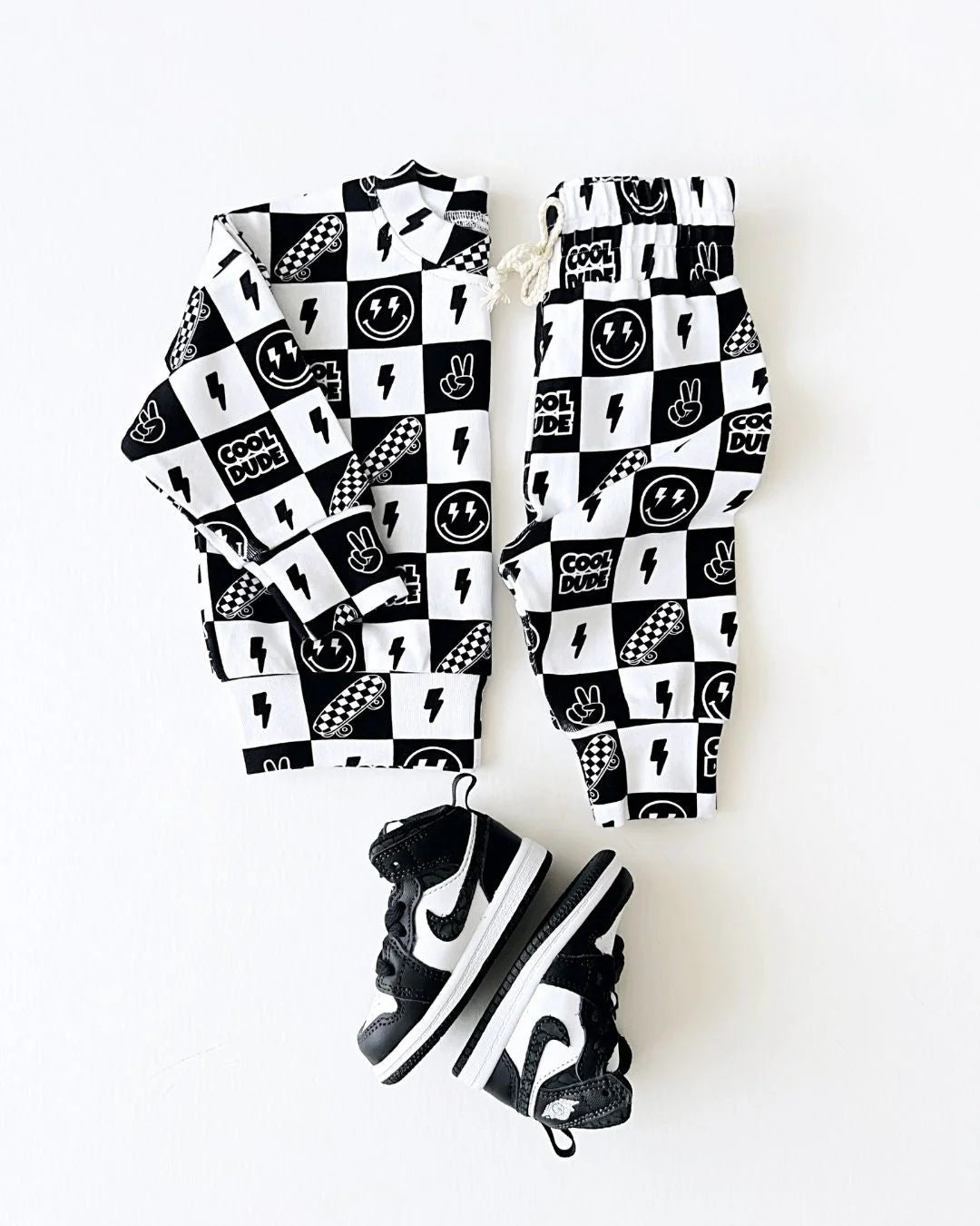 Checkered Cool Dude Jogger Set