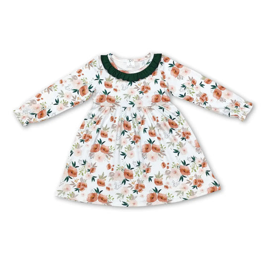 Peachy Floral Dress