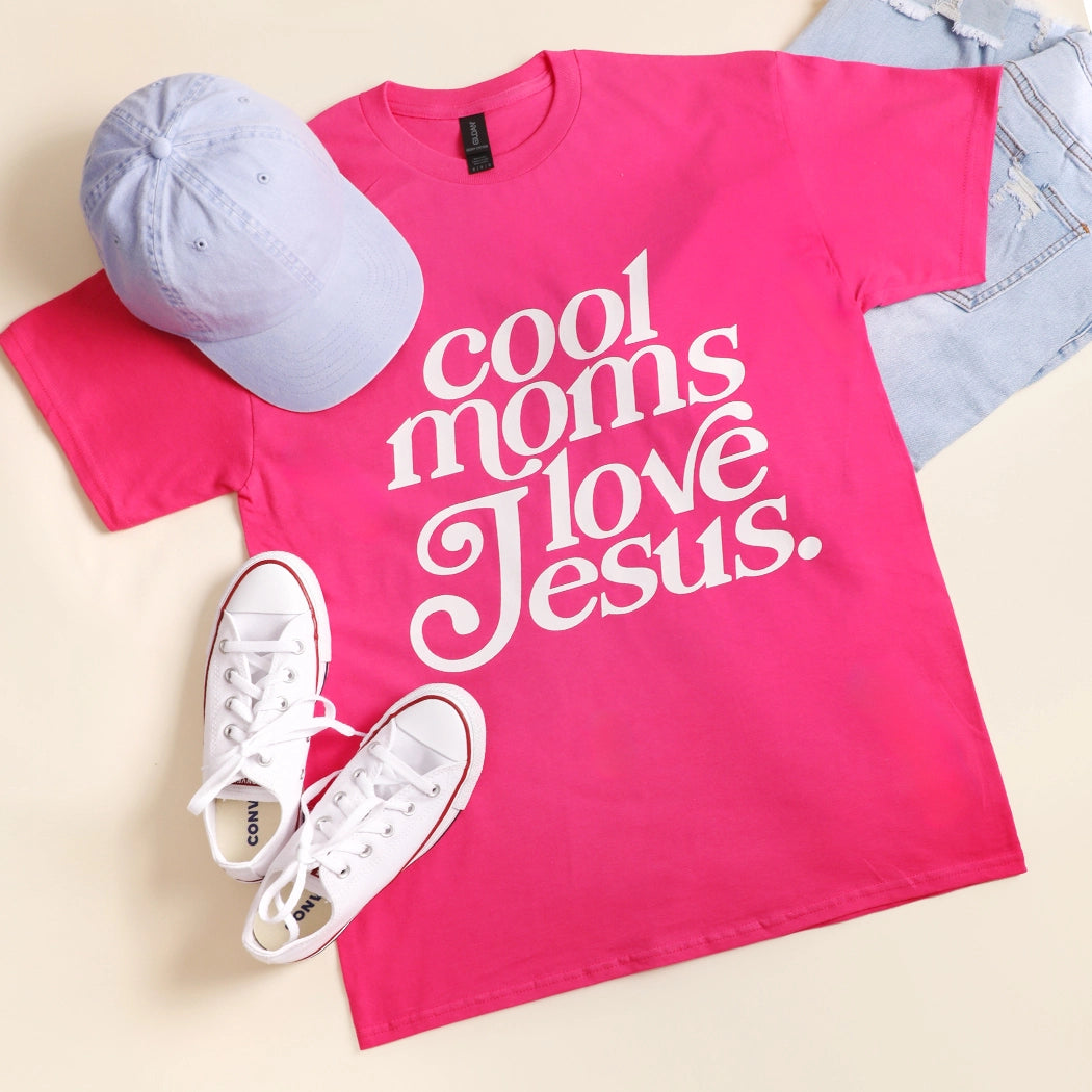 Cool Moms Love Jesus T-Shirt