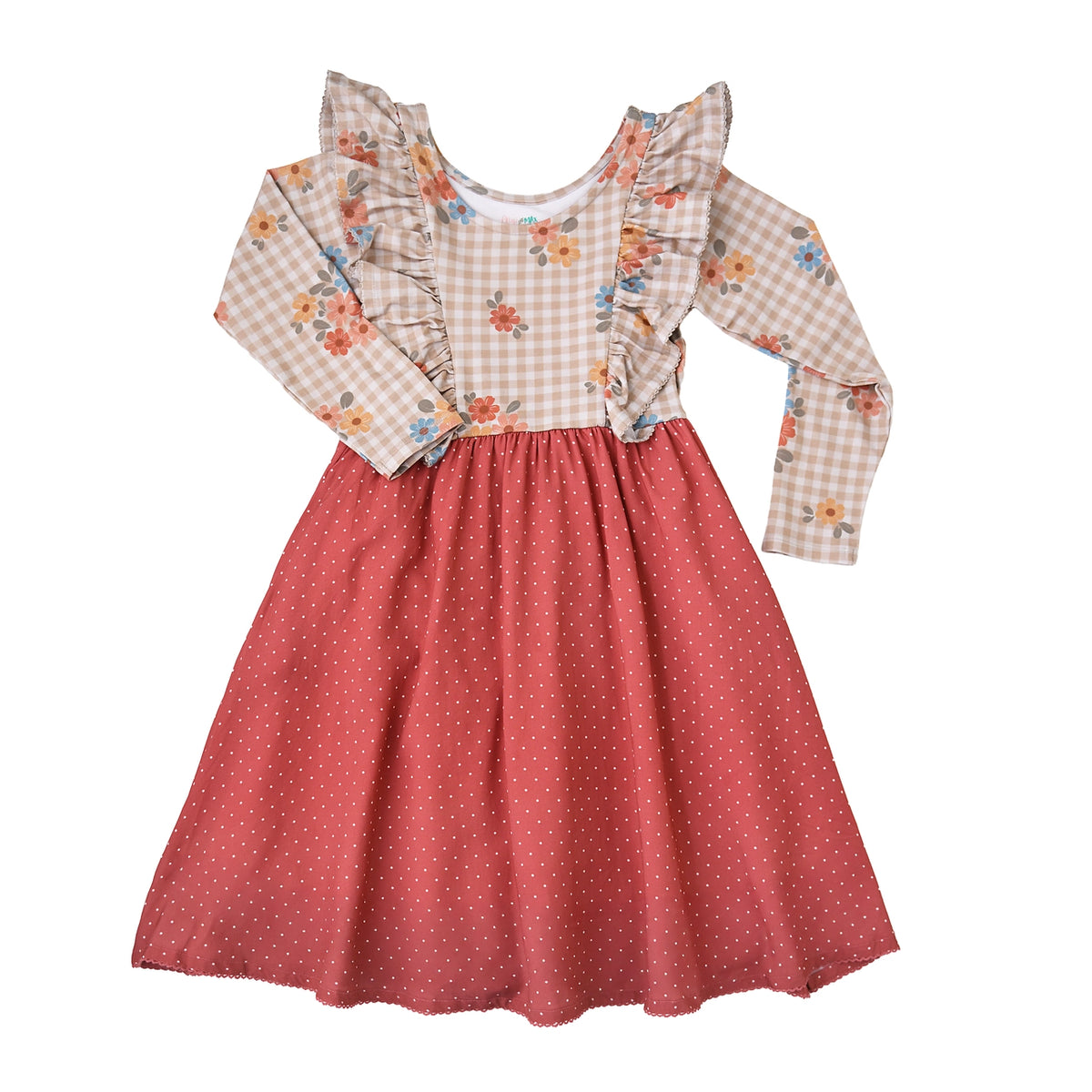 Callie Bamboo - Ruffle Sleeve Dress