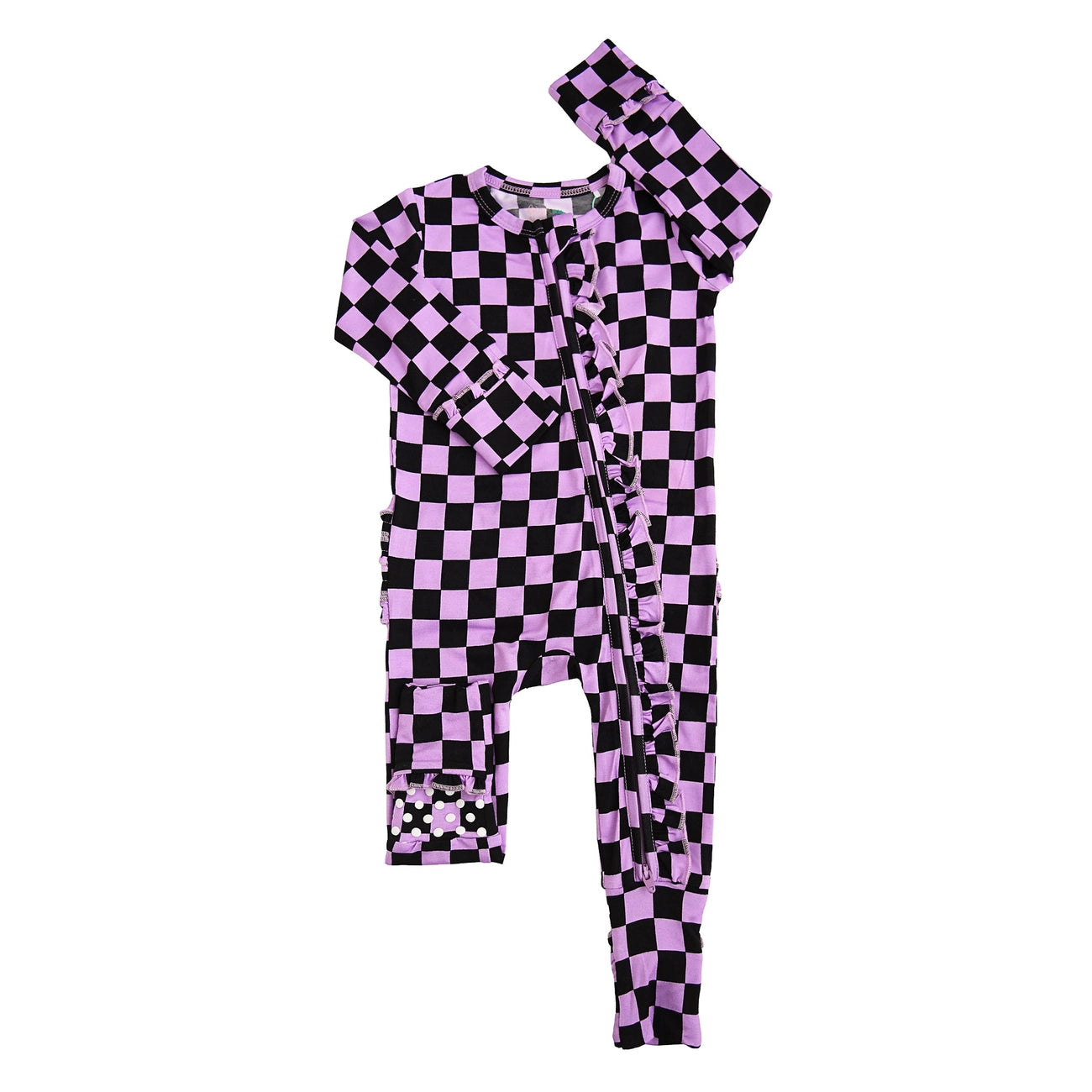 Hadley Bamboo - Ruffle Zippie