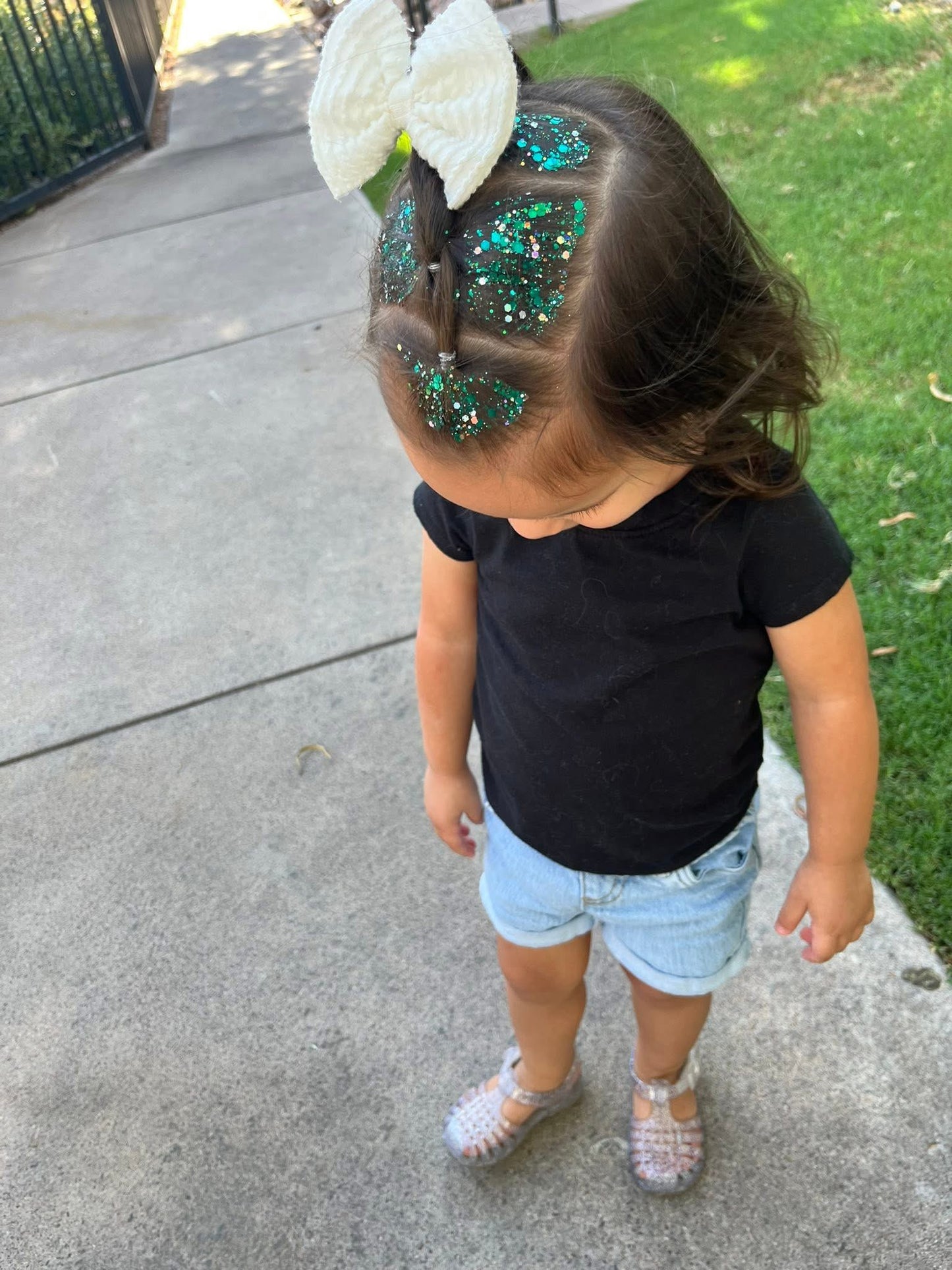 HAIR GLITTER: Emerald Eclipse - August Sub Color