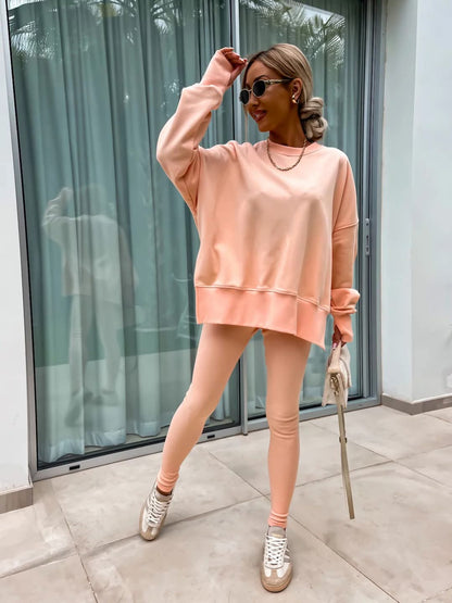 Crewneck Sweatshirt + Leggings