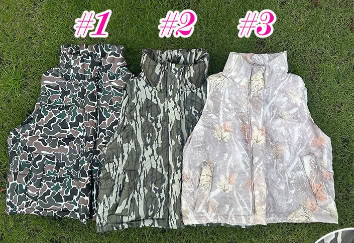 Camo Puffer Vest - CLOSES 11/9