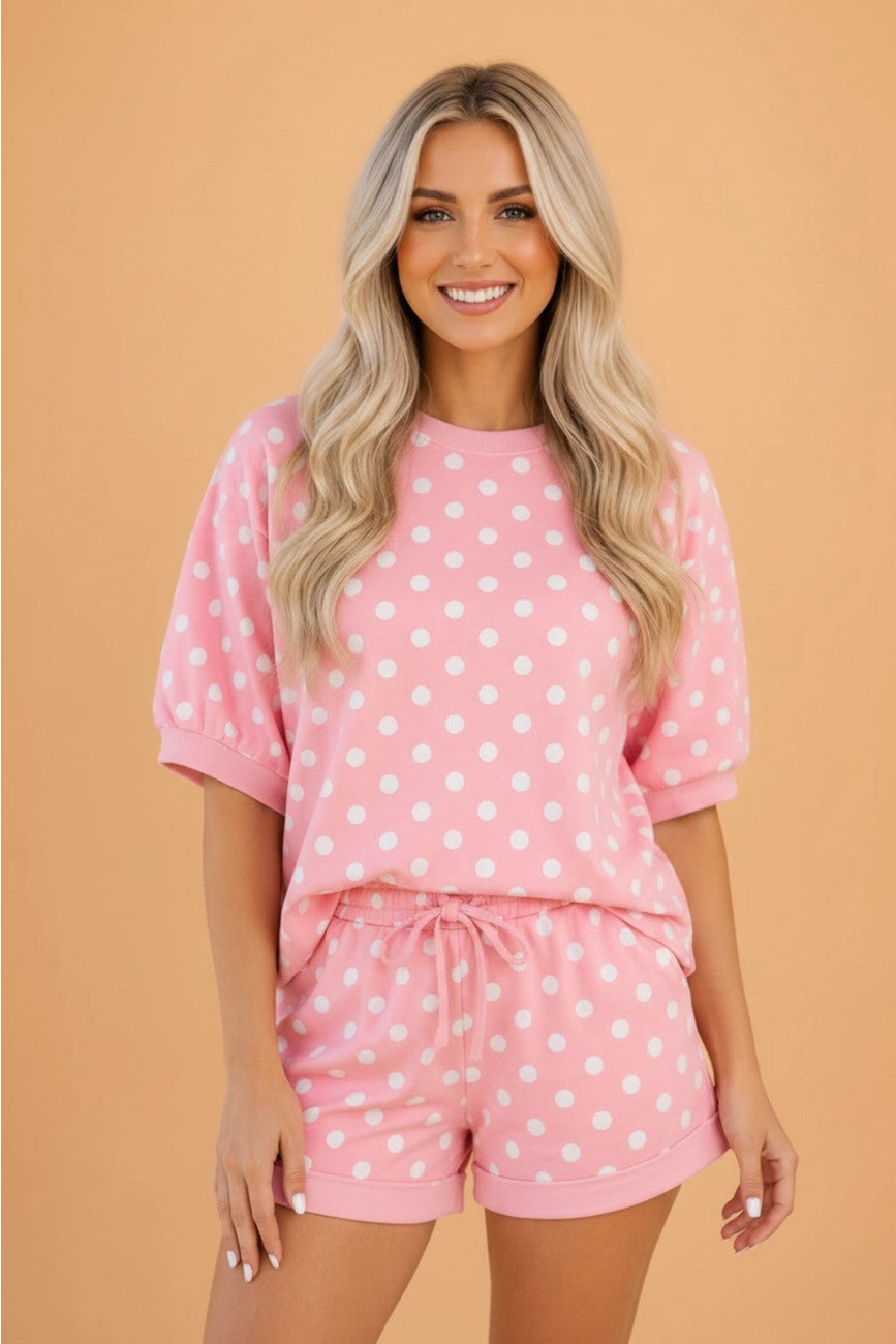 Pink Oversized Lounge Set