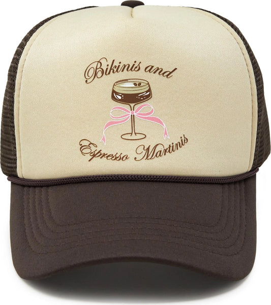 Bikinis & Espresso Martinis Foam Trucker Hat