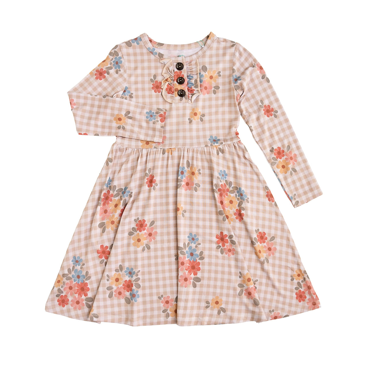 Callie Bamboo - Button Twirl Dress
