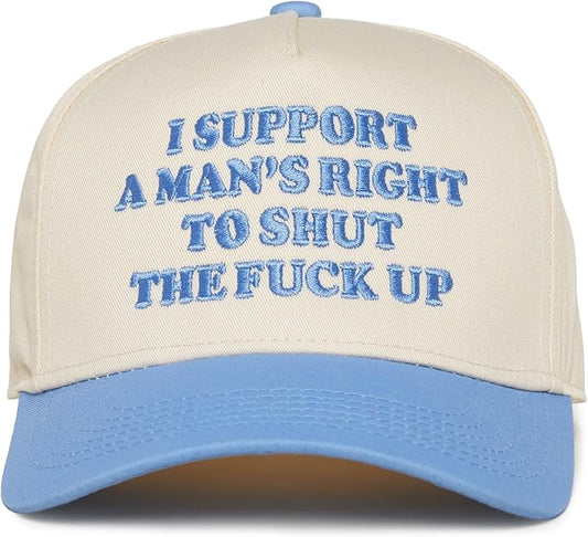 I Support a Man's Right Embroidered Hat