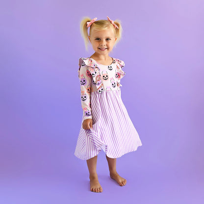 Emmy Bamboo - Ruffle Sleeve Dress
