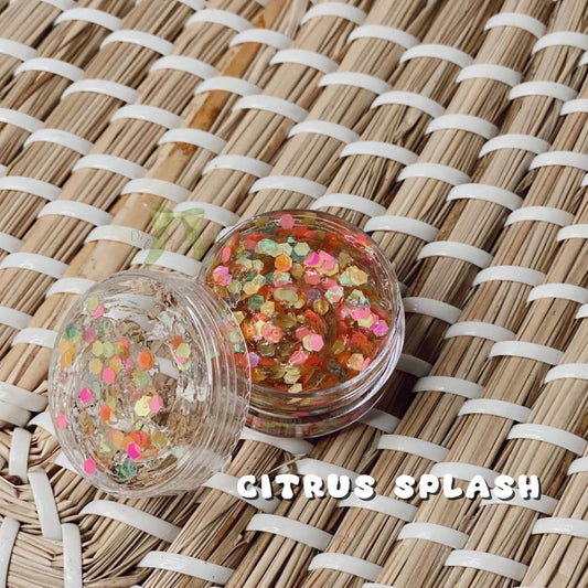 HAIR GLITTER: Citrus Splash - June Sub Color