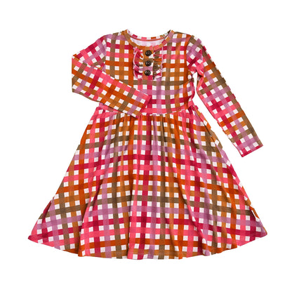 Peyton Bamboo - Button Twirl Dress