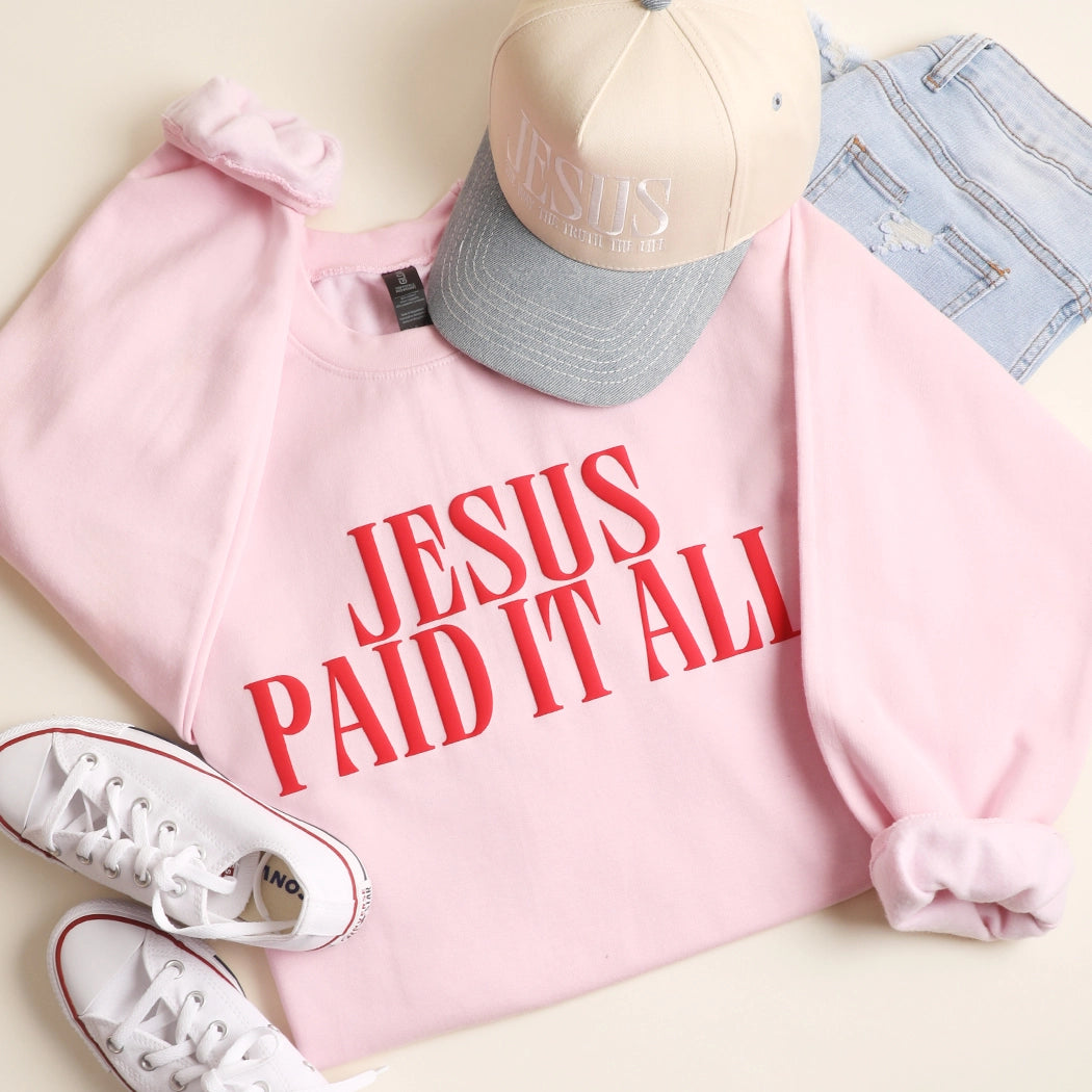 Jesus Paid It All Crewneck