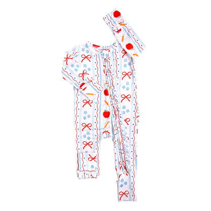 Macy Bamboo - Ruffle Zippie