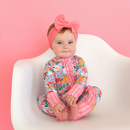 Cecelia Bamboo - Ruffle Zippie
