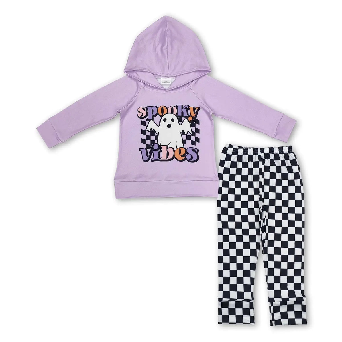 Purple Spooky Vibes Hoodie Set