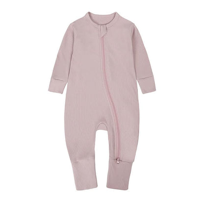 Ribbed Bamboo Zippie - CLOSES 11/9