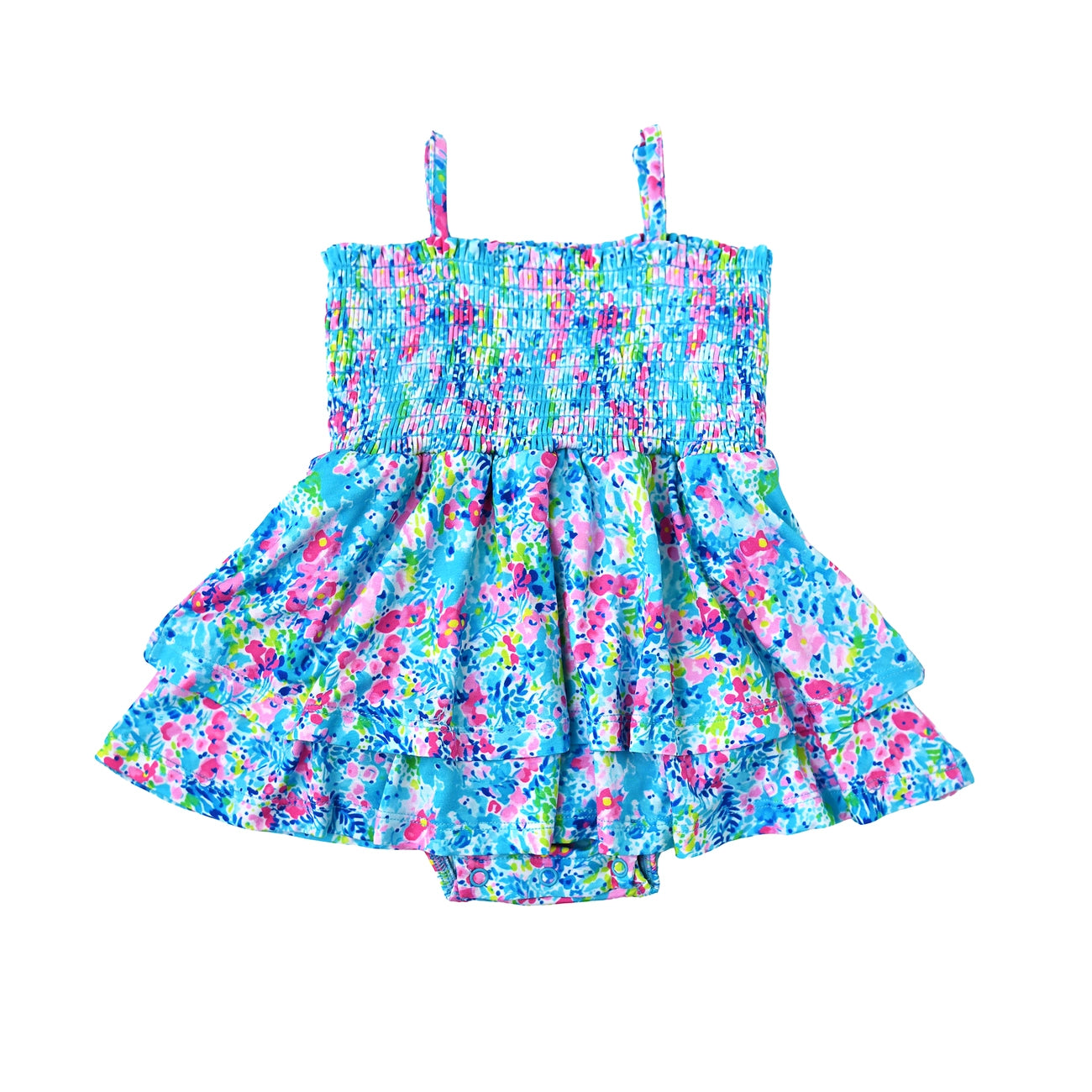 Ella Bamboo - Smocked Bodysuit Dress